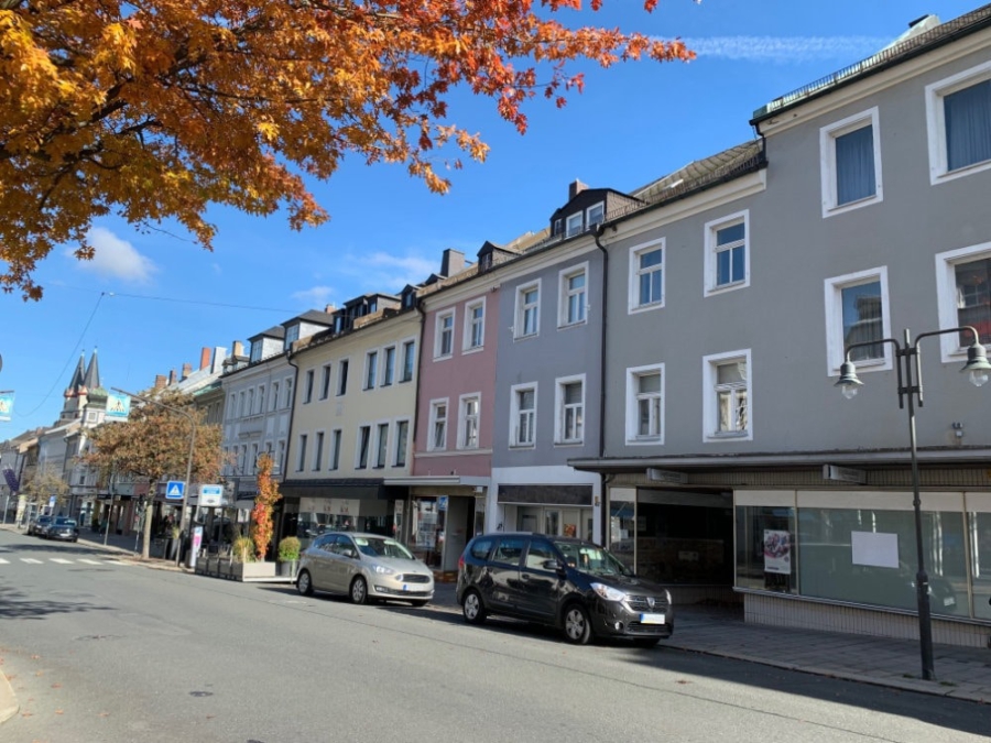 Blick in die Einkaufsstraße