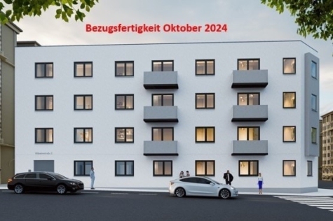 Moderne Eigentumswohnung im EG 61,35 m² WF – Neubau – barrierefrei, seniorengerecht durch Aufzug – Innenstadtlage nur 250 m in die Altstadt von Hof/Saale, 95028 Hof, Erdgeschosswohnung