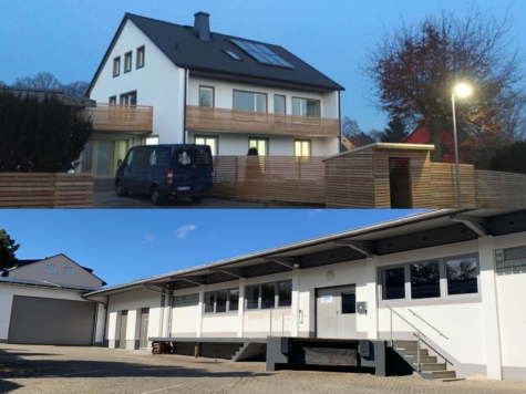 Langjährig vermietetes, top gepflegtes Wohn- und Geschäftshaus mit vielen Extras & attraktiver Rendite – Photovoltaik & Solarthermie – Laderampe – Hebebühne – LKW-Garage – Büros, 95032 Hof, Mehrfamilienhaus zum Kauf