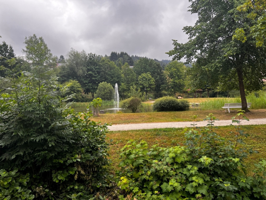 Blick zum Kurpark