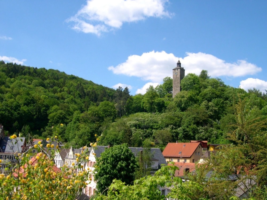 Blick von der Dachterrasse