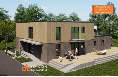 Neubauprojekt Wohnquartier Q40 Tröstau – moderne, energieeffiziente Wohnung – für Jung & Alt – für Menschen mit Mobilitätseinschränkung, 95709 Tröstau, Erdgeschosswohnung